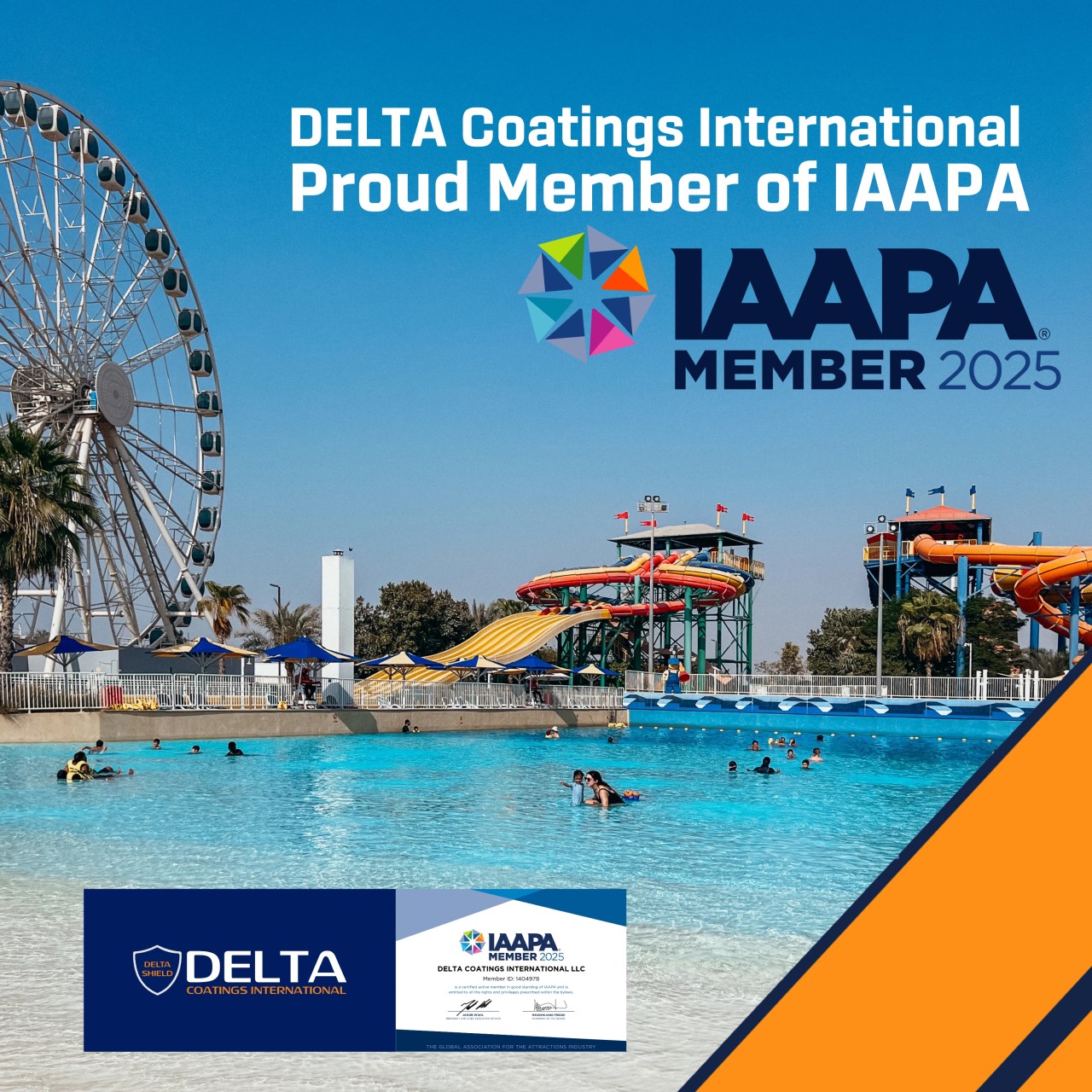 We’re thrilled to announce that DELTA Coatings is now a proud member of IAAPA