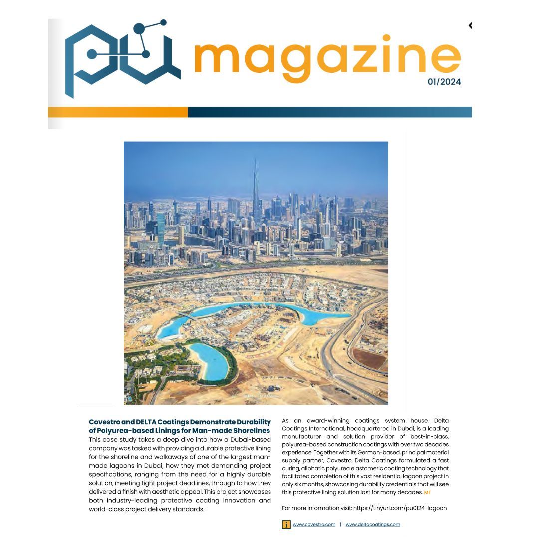 DELTA Coatings has been featured in the newly relaunched PU magazine