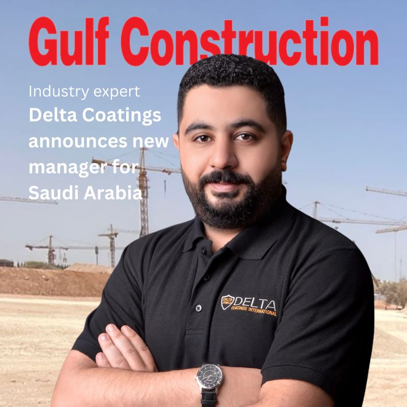 Gulf Construction Magazine Featuring Our New Saudi Arabia Manager