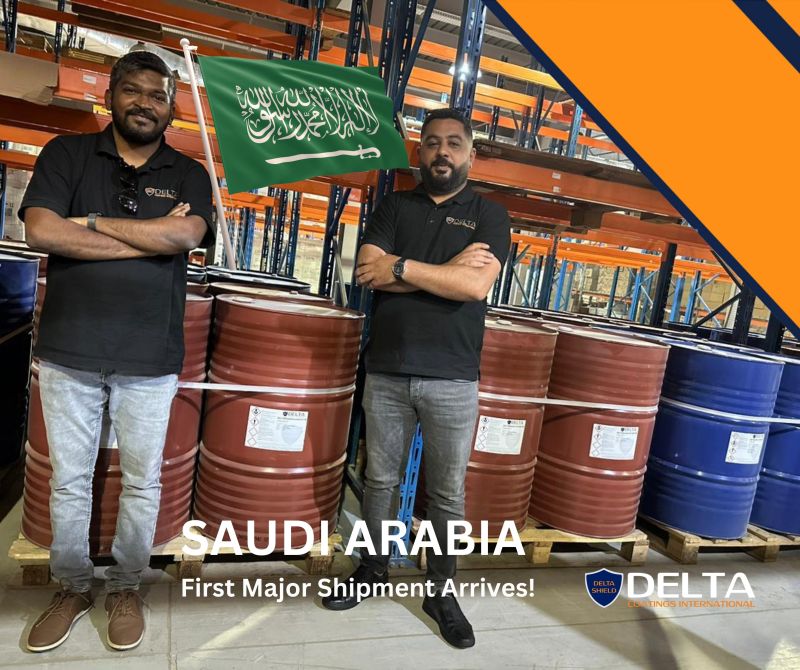 Major Polyurea shipment Arrives In Saudi Arabia